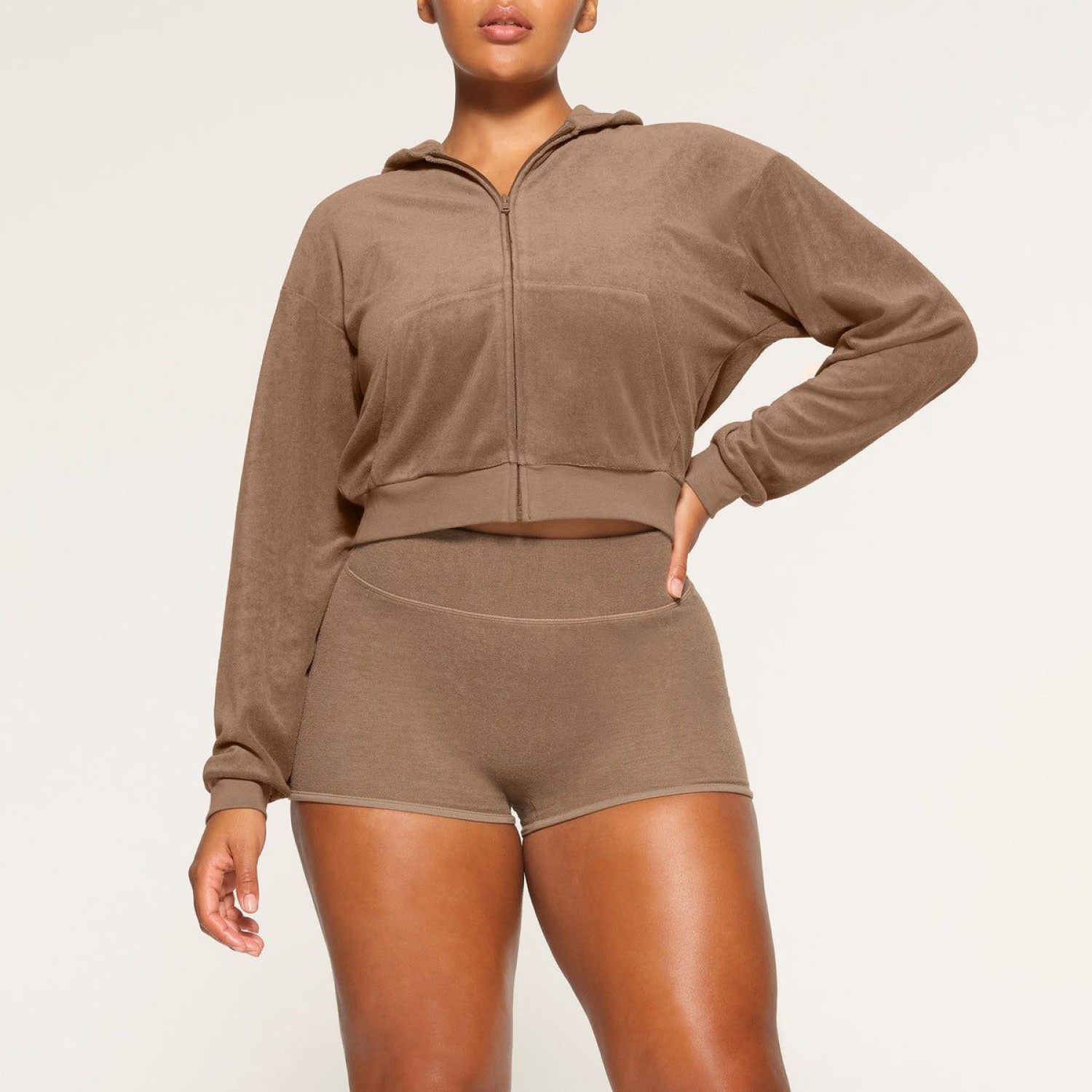 TERRY ZIP UP HOODIE