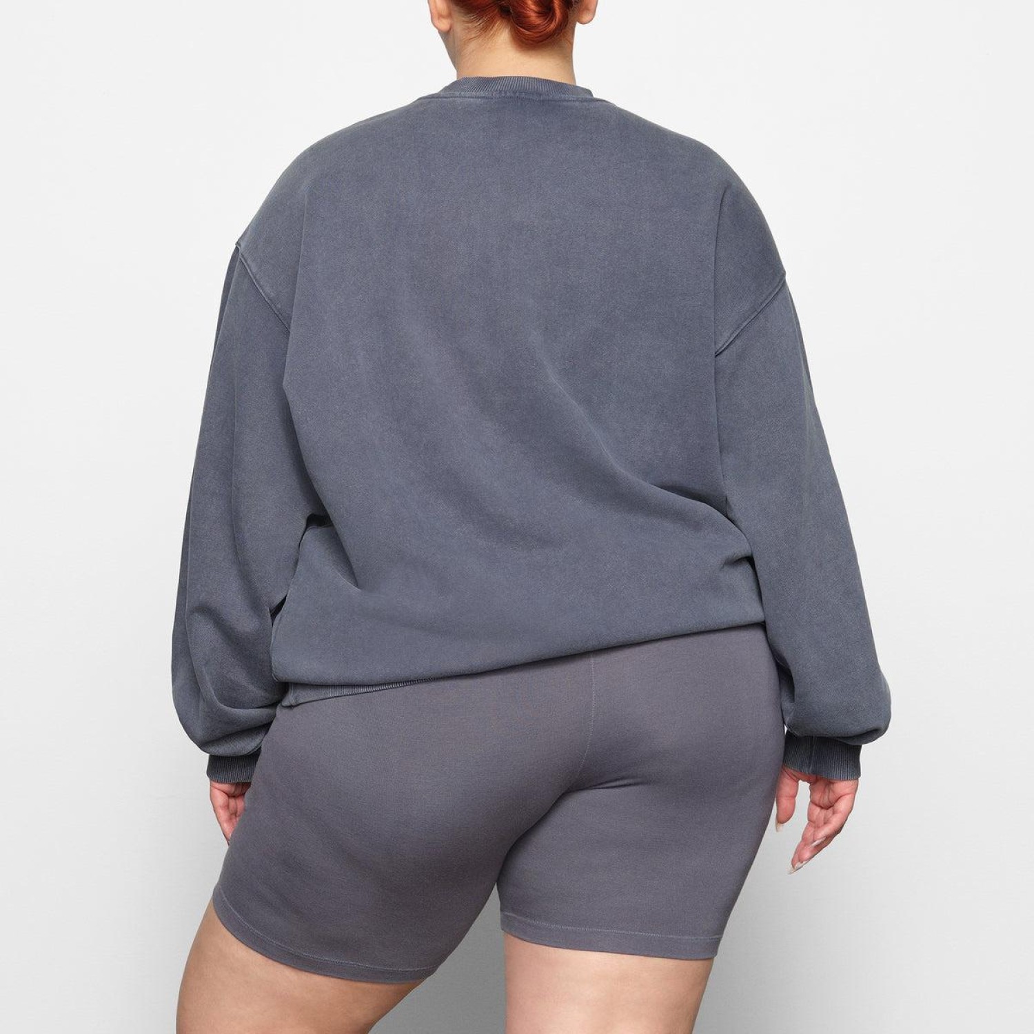 UNISEX BOYFRIEND FLEECE  CREW NECK PULLOVER