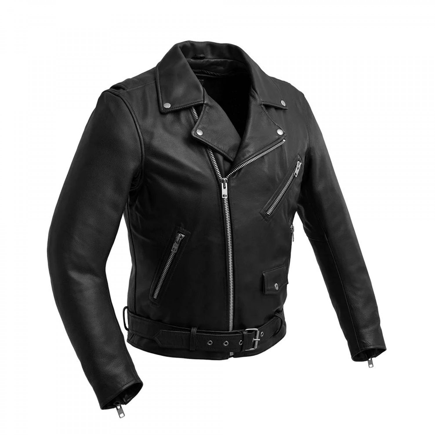 Men's Motorcycle Leather Jacket 