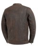 Men's Motorcycle Leather Jacket  Copper 