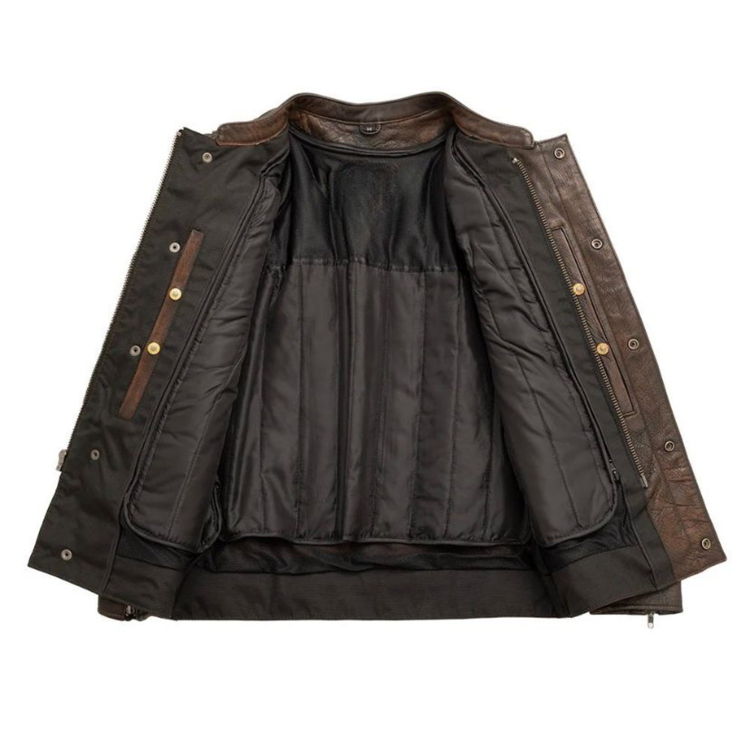 Men's Motorcycle Leather Jacket  Copper 