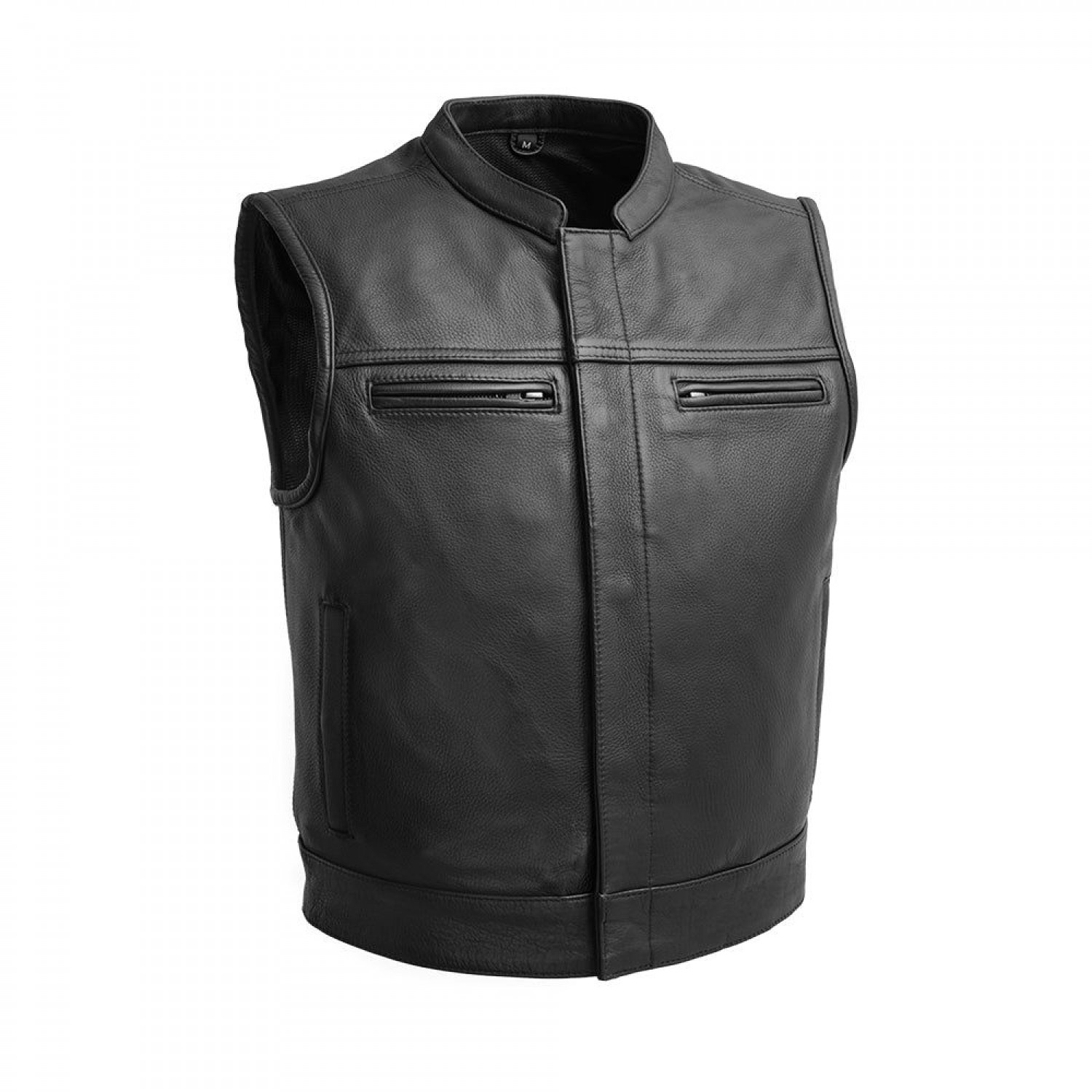 Men's Motorcycle Leather Vest