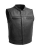  Men's Motorcycle Leather Vest