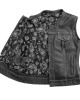 Women's Motorcycle Leather Vest 