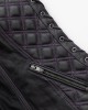 Women's PURPLE STICHED Motorcycle Leather Vest
