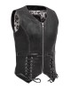 Love Lace Women's Motorcycle Leather Vest