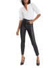 High Rise Skinny Jeans in Black
