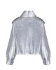 OVERSIZED LEATHER JACKET IN GREY